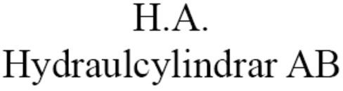 H A Hydraulcylindrar AB