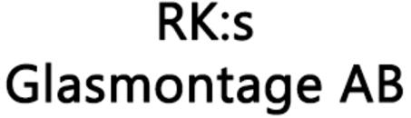 RK:s Glasmontage AB